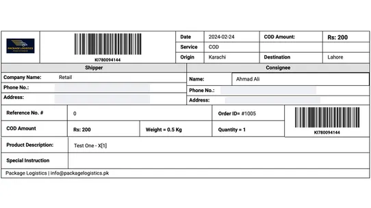 PackageLogistics screenshot