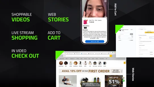 Blaash Video Commerce Platform screenshot