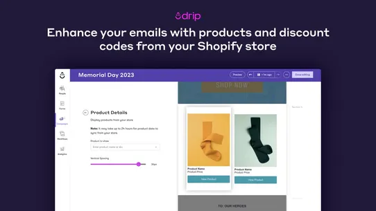 Drip: Email Marketing &amp; Popups screenshot