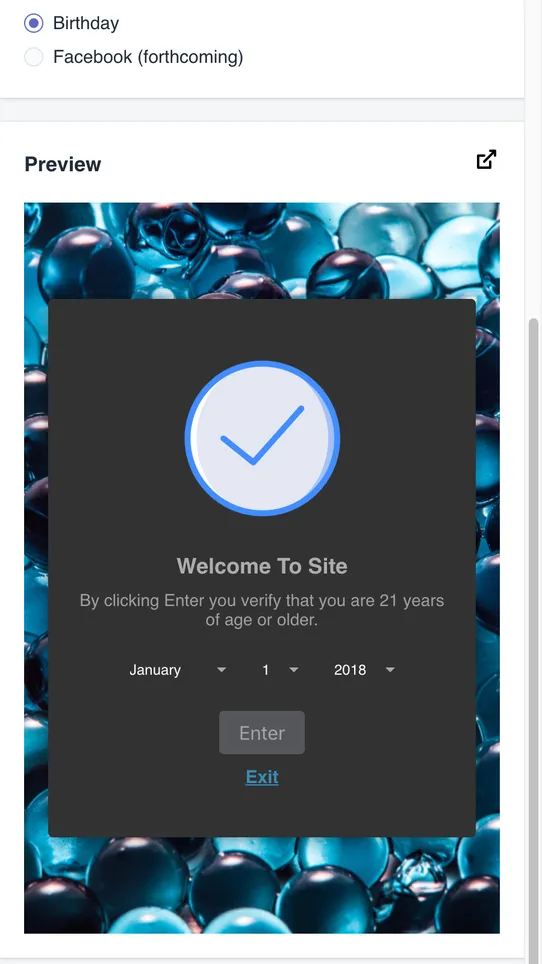 Onltr Age Verifier screenshot