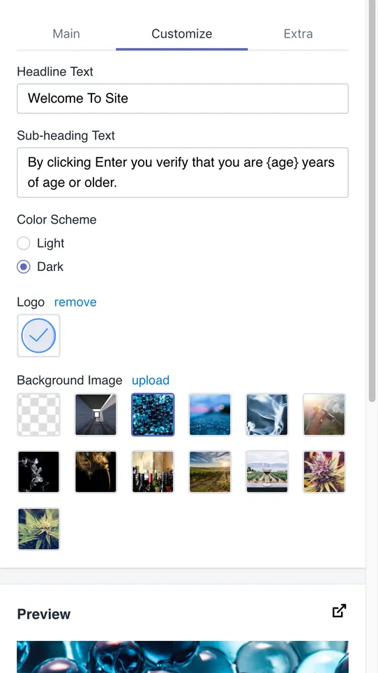 Onltr Age Verifier screenshot