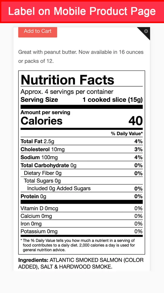 It&#39;s Got: Nutrition Facts screenshot