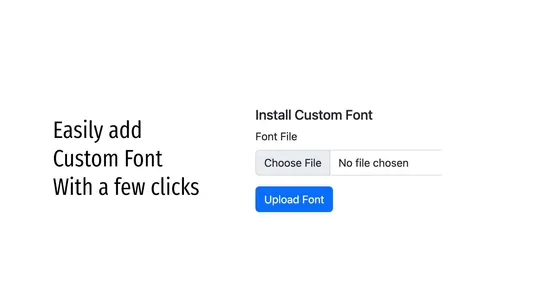 EZ Add Custom Font screenshot