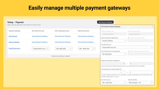 Hyve ‑ Post to Xero screenshot