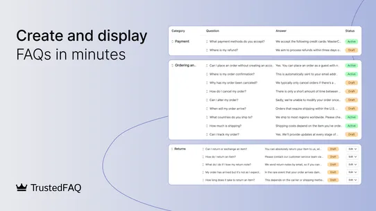 Trusted Help Center &amp; FAQ screenshot
