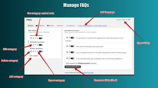 DDSHOP FAQ Page screenshot