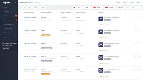 MultiVendor Marketplace Onport screenshot