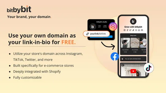 bitLink ‑ Shoppable Link Bio screenshot