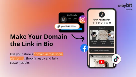 bitLink ‑ Shoppable Link Bio screenshot