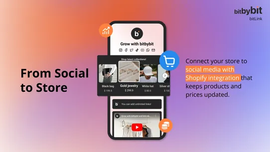 bitLink ‑ Shoppable Link Bio screenshot