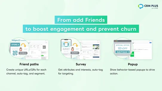 CRM PLUS on LINE screenshot