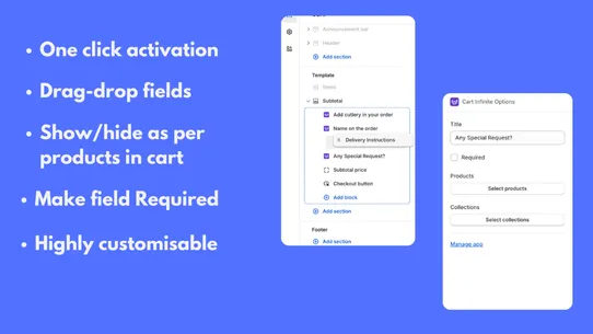 Cypher Cart Option &amp; Surcharge screenshot