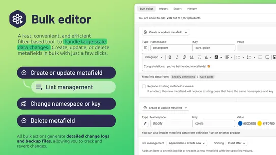 Metafields Guru screenshot