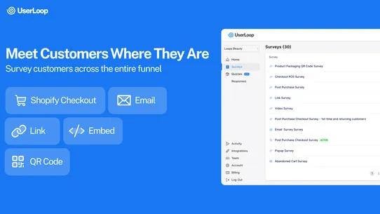 UserLoop AI Surveys &amp; Quizzes screenshot