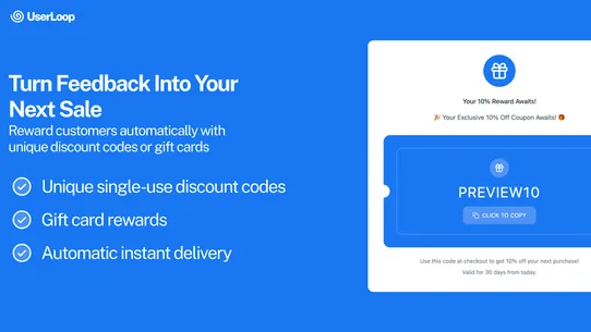 UserLoop AI Surveys &amp; Quizzes screenshot
