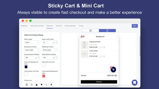 SEOAnt ‑ Sticky Add To Cart screenshot