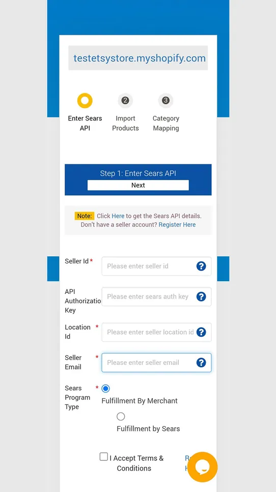 CedCommerce Sears Integration screenshot