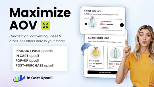 ICU• In Cart Upsell Cross Sell screenshot