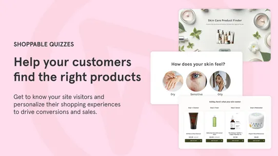 Shop Quiz: Product Recommender screenshot