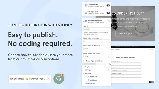 Shop Quiz: Product Recommender screenshot