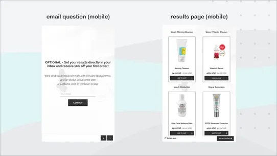 Shop Quiz: Product Recommender screenshot