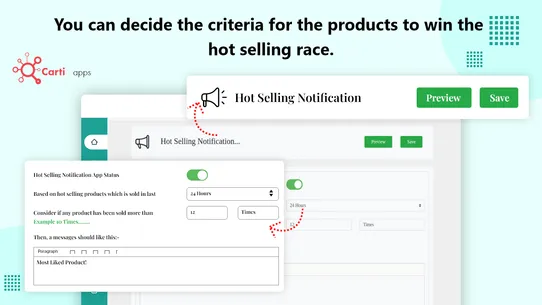 Hot Selling Notification screenshot