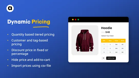 Addify ‑ Dynamic Pricing screenshot