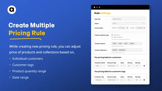 Addify ‑ Dynamic Pricing screenshot