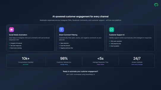 Smartreply | Social Media AI screenshot