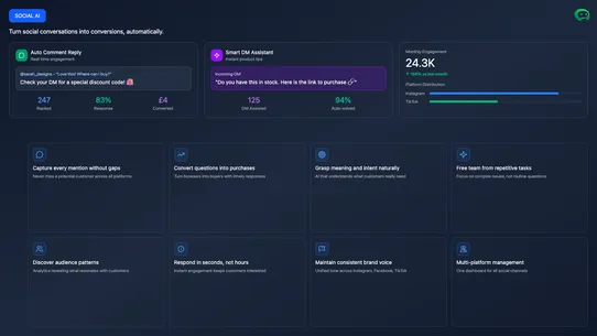 Smartreply | Social Media AI screenshot