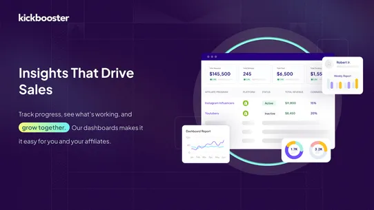 Kickbooster Affiliate Programs screenshot