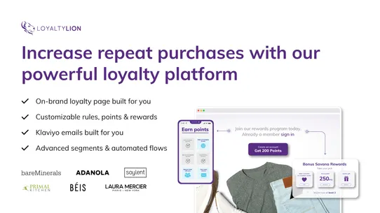 LoyaltyLion Rewards &amp; Referral screenshot