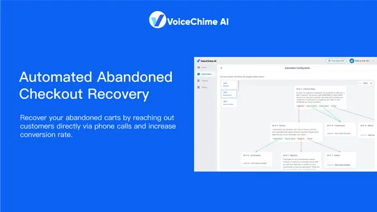 VoiceChime AI: Abandoned Cart screenshot