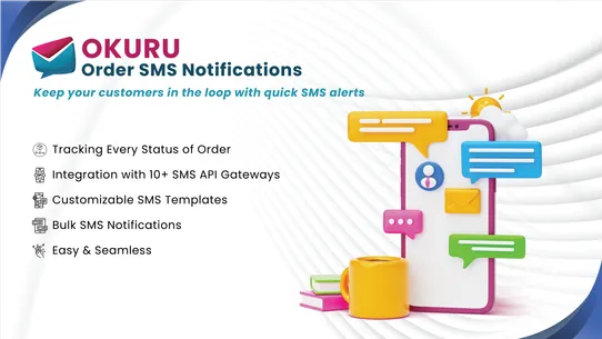 OKURU Order SMS Notifications screenshot