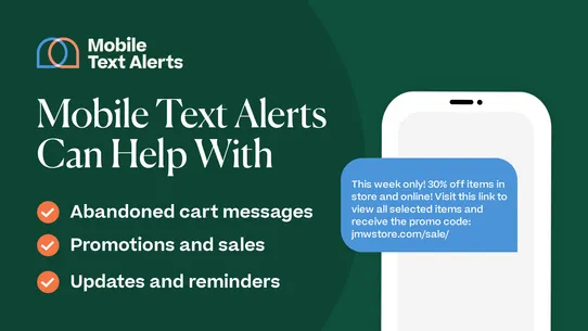 Mobile Text Alerts screenshot