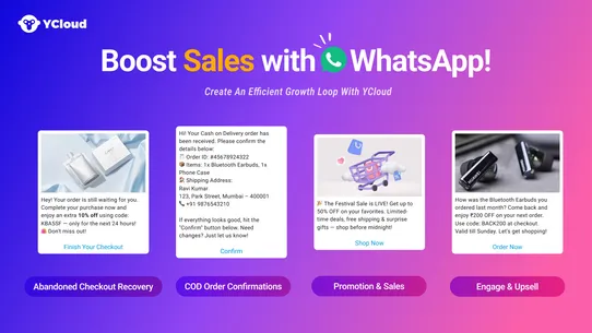 WhatsApp Chat &amp; Cart Abandoned screenshot
