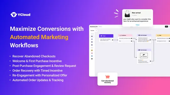 WhatsApp Chat &amp; Cart Abandoned screenshot