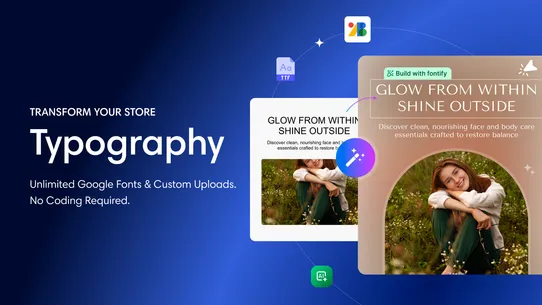 Fontify: Google &amp; Custom Fonts screenshot