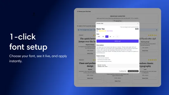 Fontify: Google &amp; Custom Fonts screenshot