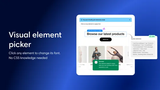 Fontify: Google &amp; Custom Fonts screenshot