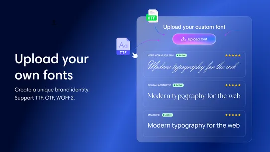 Fontify: Google &amp; Custom Fonts screenshot