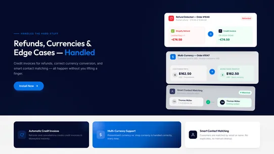 Moneybird screenshot