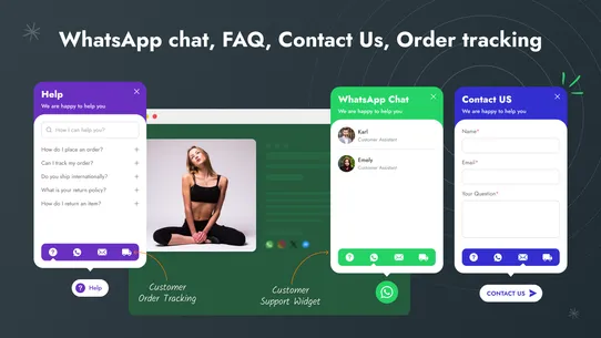 Ctx: WhatsApp Chat + Marketing screenshot