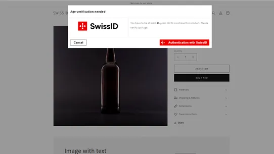 SwissID screenshot