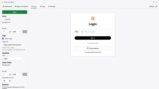 Pwd.Link ‑ Passwordless Login screenshot