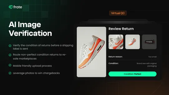 Frate Returns &amp; Recommerce screenshot