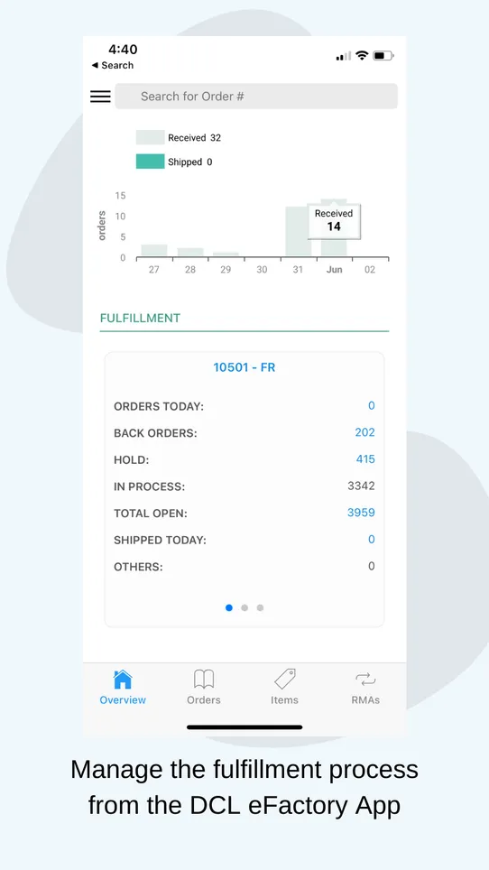 DCL Logistics and Fulfillment screenshot