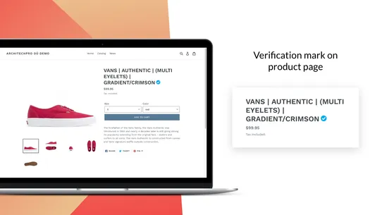 Mega Verified Product Badges screenshot