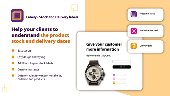 Labely ‑ Stock&amp;Delivery labels screenshot