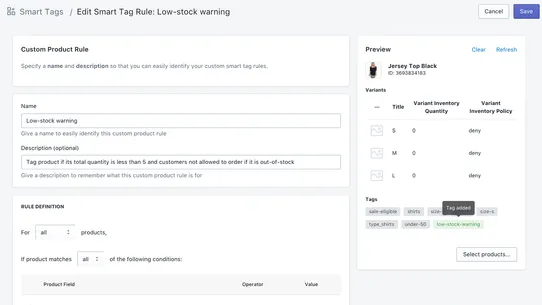 WHF Smart Tags screenshot